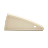 Grand couteau à mastic blanc en silicone, profileur de mastic, racloir à calfeutrage, spatules, outil de finition de coulis
