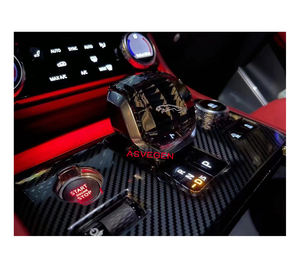 NewCrystalシフトハンドルシフトロッド-2021ランドローバーディスカバリー5レンジローバーベラールスターラインジャガーXFL F-PACE用ハウジングギアノブ - Product Image 3