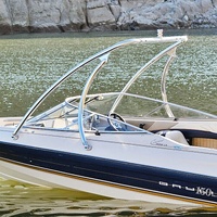 Tour de rehaussement de Wakeboard T20P, tour marine en aluminium poli, livraison gratuite