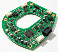 Circuit imprimé LED automobile, carte multicouche HDI avec contrôle d'impédance, carte de circuit de phare de voiture personnalisée Gerber