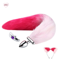 Plug anal en forme de queue de chat, plug anal en métal, jouet sexuel amusant pour femme, vente chaude