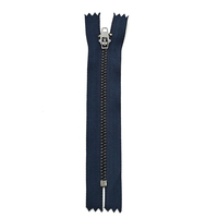 YYX 4 #   YG Y-Teeth Semi Lock # Fermeture éclair en laiton pour jeans, fermeture éclair métallique à extrémité fermée pour jeans