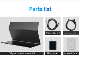 Hotus 16/16แบบพกพาล่าสุด1นิ้ว IPS LED gaming/office จอภาพ1000/1200:1 Type C อินเตอร์เฟซ - Product Image 6