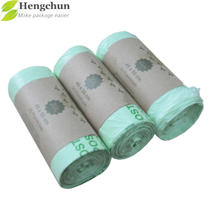 ถุงขยะรีไซเคิลเป็นมิตรกับสิ่งแวดล้อม100% ย่อยสลายได้ถุงขยะรีไซเคิลโลโก้ฟรีสีเขียว - Product Image 6