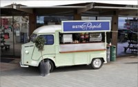 Camion de crêpes françaises sur mesure avec machine à crêpes professionnelle, camion de desserts mobile pour festivals, événements et traiteur
