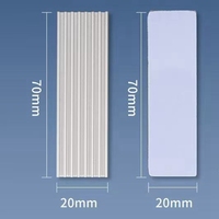 Dissipateur thermique M.2 SSD avec dissipateur de chaleur en alliage d'aluminium compatible avec les SSD NVMe PS5 et de bureau