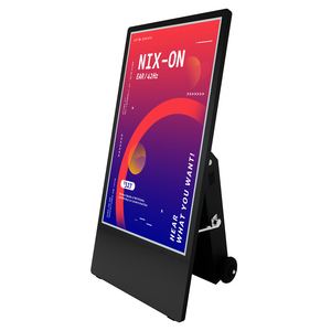 Kỹ Thuật Số biển và hiển thị màn hình cảm ứng màn hình hiển thị di động quảng cáo kỹ thuật số màn hình pin <span class=keywords><strong>Powered</strong></span> <span class=keywords><strong>LCD</strong></span> hiển thị - Product Image 2