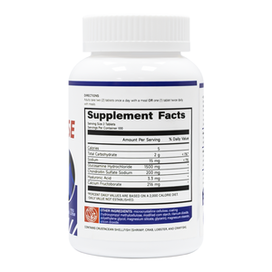 Comprimés de <span class=keywords><strong>glucosamine</strong></span> hydrochlorure pour la santé des articulations avec <span class=keywords><strong>sulfate</strong></span> de chondroïtine de sodium, formule naturelle de haute qualité - Product Image 4