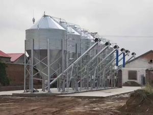 Silo de stockage d'aliments pour élevage agricole automatique, <span class=keywords><strong>tour</strong></span> en acier galvanisé anti-corrosion et haute résistance - Product Image 4