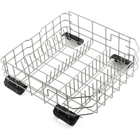 Panier en fil métallique robuste pour lave-vaisselle commercial, remplacement pour les lave-vaisselle à haute température, utilisation en cuisine