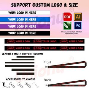 Nylon Polyester <b>Personalised</b> Laynards Print <b>Keychain</b> Neck Strap Medal Sublimated Card Holder Lanyard With Logo Custom - Product Image 2