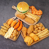 Hamburger artificiel modèle Faux Hamburger jouet KFC frites accessoires poulet frit grandes ailes grillées cuisses de poulet