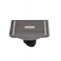Couverture grille carrée cuisine toilette douche salle de bain moderne bain laiton drain de sol