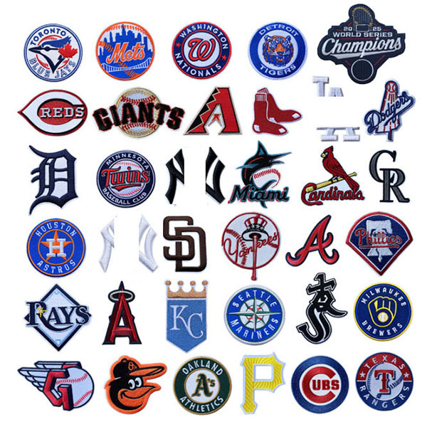Wholesale Custom Iron On baseball nyed patch baseball embroidery patches champion 2025 world series nyed ml b iron on patch