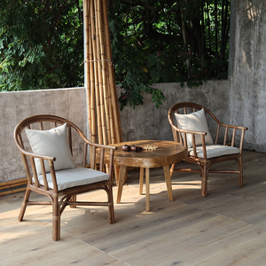 Sillón relajante <span class=keywords><strong>de</strong></span> bambú <span class=keywords><strong>de</strong></span> ratán para jardín tradicional <span class=keywords><strong>de</strong></span> artesanos modernos, cómodas sillas <span class=keywords><strong>de</strong></span> bambú, silla Natural sólida para interiores - Product Image 1