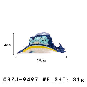 CANYUAN Design personnalisé de haute qualité 14cm grande griffe de poils d'animaux en acétate épissé mignon pince à griffe d'espadon personnalisé en gros - Product Image 2