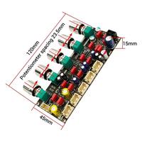 ZK-PRO1 papan kontrol nada Audio Preamplifier kelas atas untuk Bass Stereo dan Amplifier Treble JRC2068 papan PCB penguat daya