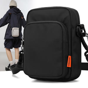 Bolso Bandolera Unisex WePower, Impermeable, Color Sólido, para Uso Diario, Otoño 2024, Negro Gris Glaciar - Product Image 2