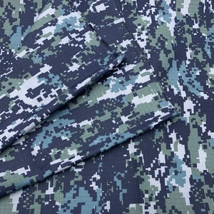 Vải kỹ thuật số ngụy trang Ronghong chống rách 50% cotton 50% polyester 200GSM CVC Ripstop dùng cho đồng phục chiến thuật OEM ODM - Product Image 3