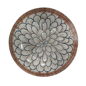 Vente en gros d'assiettes en céramique marocaine de style bohème nordique platos de cuisine plats et assiettes de service en porcelaine colorée - Product Image 6