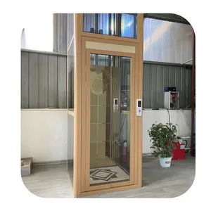 Hydraulically Controlled Small Machine 3 Person Lift Luxury Villa Home Elevator