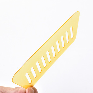 Yi Xiaofan Plastic Putty <b>Scraper</b> 15x11.5cm Yellow Durable Handheld For Glass <b>Cleaning</b> - Product Image 2