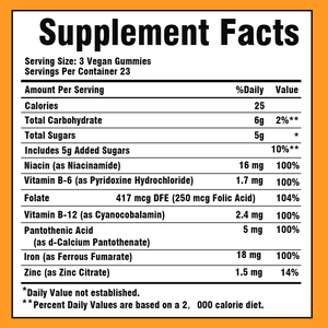 Gummies de fer pour femmes sous marque privée OEM avec vitamines et supplément de folate pour la santé globale et la promotion d'un système nerveux sain - Product Image 6