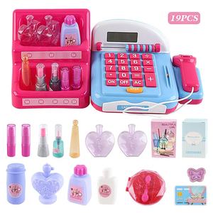 Juguetes de belleza para niñas juguete de maquillaje <span class=keywords><strong>caja</strong></span> <span class=keywords><strong>registradora</strong></span> de supermercado para niños - Product Image 5