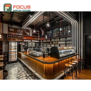 Contemporary Coffee Display Cabinet <b>Corner</b> Glass Door Merchandise Area Matte White Cafe Cabinet - Product Image 4