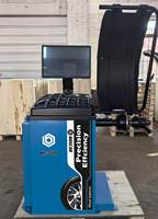 Máquina de Equilibrado de Ruedas con Pantalla LCD y Posicionamiento Láser, Equilibradora de Neumáticos para Taller de Equilibrado de Llantas de Automóviles, Certificación CE