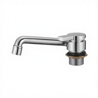 Robinet monocommande contemporain moderne pour eau chaude et froide, mitigeur de lavabo RV à poignée unique