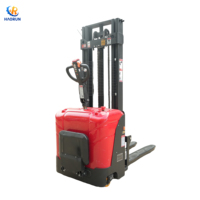 Gerbeur semi-électrique robuste de type 3300 mm de hauteur, capacité de 1500 kg, gerbeur électrique pour palettes