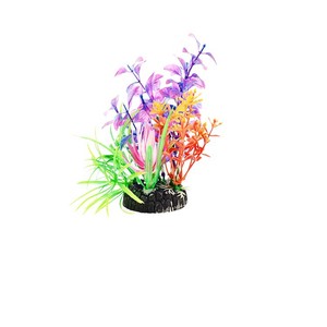 Plantes aquatiques artificielles pour aquarium, ornement en plastique pour aménagement paysager de bassin à poissons, décoration de fond. - Product Image 1