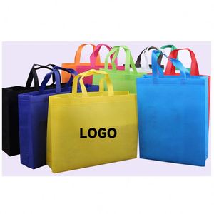 Wholesale Plain Custom Printed Logo Packing Cloth Storage Shopping Tote <b>Bag</b> Eco <b>Reusable</b> Fabric Big Non Woven Tote <b>Bag</b> - Product Image 1