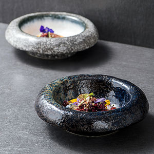 المطبخ الياباني أدوات مائدة سيراميك الحجري المقبلات سلطة الحبوب و طبق تقديم الحلوى و طقم أطباق - Product Image 5