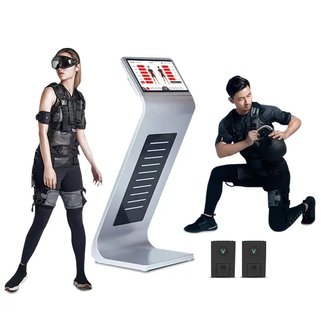 Máquina de Fitness EMS con electrodo, traje de gimnasio inalámbrico