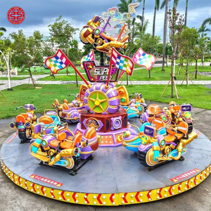 Atracción de Motocicleta Rotatoria de Fibra de Vidrio y Acero, Modelo Moderno, para Uso en Parques de Diversiones, para Adultos y Niños - Product Image 2
