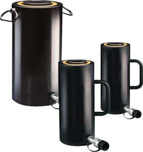 Cilindro Hidráulico de Acción Simple de Aluminio Ligero de Calidad Equivalente a ENERPAC RAC-1004 100mm 100T - Product Image 1