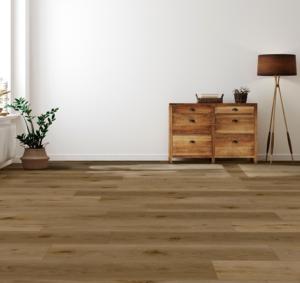 Revêtement de sol SPC finition noyer, ton foncé intense, pour usage résidentiel <span class=keywords><strong>intérieur</strong></span>, ambiance intérieure élégante et chaleureuse - Product Image 3