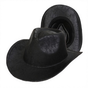Unisex <b>Western</b> Leopard Pattern Zebra Cowboy <b>Hat</b> with Adjustable Chin Strap 100% Acrylic Outdoor Travel Casual Party Halloween - Product Image 4