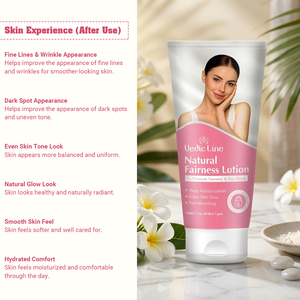 Lotion éclaircissante naturelle Vedic Line pour l'hydratation et l'unification du teint, soin quotidien de la peau disponible à un prix abordable - Product Image 3