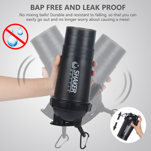 B30-0064 Amz Top Seller 2023 Nova Chegada Logotipo Personalizado 500ml Plástico Proteína Ginásio Água Agite Garrafa - Product Image 4