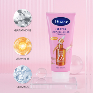 Loción Suavizante con Ceramidas Disaar 77X, Glutatión, Vitamina B5, Loción Facial Humectante para una Piel Suave, Radiante y Luminosa - Product Image 4