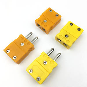 مقبس توصيل حراري K/E/J/T/N/U/<span class=keywords><strong>R</strong></span>/S موصل لوحة خط استشعار درجة الحرارة رأس توصيل قياس درجة الحرارة - Product Image 1