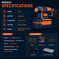Elektrischer Fliesenrüttler 12V Kabellos OEM ODM 30KG Starke Saugkraft 6-stufig Einstellbare Verlegemaschine für Keramikfliesen-Installation
