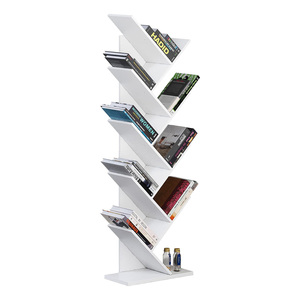 Estantería de MDF con Forma de Árbol para Libros, Revistas, CDs, Librería Geométrica ZY121 - Product Image 3