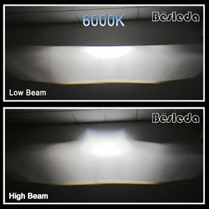 2.0 pouces Bi LED mise à niveau de voiture lentille de projecteur bi-xénon lentille de projecteur <span class=keywords><strong>Kit</strong></span> de rénovation de phare avec feux de croisement - Product Image 6