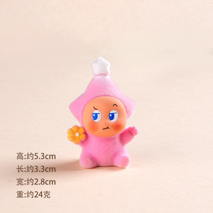Carino <span class=keywords><strong>cartone</strong></span> <span class=keywords><strong>animato</strong></span> Kawaii Mini floccante stella del bambino mistero sorpresa borsa cieca per bambini giocattolo regalo personaggio bambola figurina per portachiavi - Product Image 6