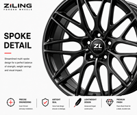 Rines Monobloque ZL Premium Nuevos para IX3 (G08) de 19-20 Pulgadas, Aleación de Aluminio Forjado, Ajuste para Vehículos Eléctricos, Diseño Cóncavo Profundo