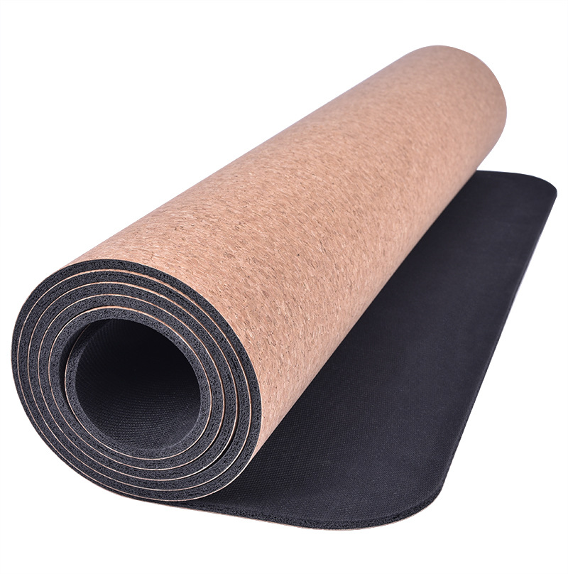 Eco-Friendly Natural Cork Yoga Mat Set – Thick Non-Slip Fitness Exercise Mat for Women | Drop Shipping Available